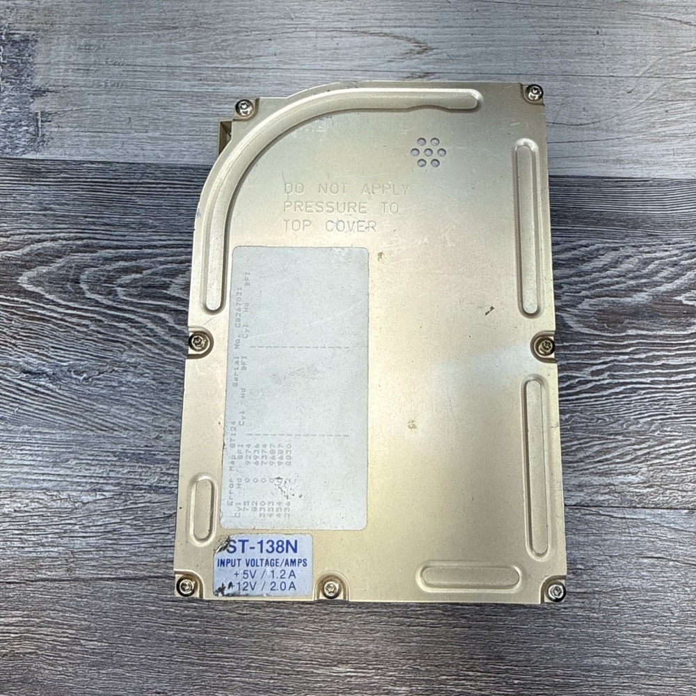 Vintage Seagate ST-138N SCSI Hard Disk Drive 32MB HDD Untested / Parts